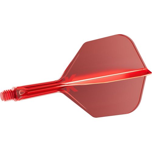 Letky a násadky na šipky v jednom Target K-Flex červené, No6 letky a krátké násadky