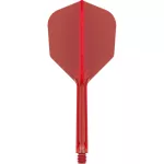 Letky a násadky na šipky v jednom Target K-Flex červené, No6 letky a dlouhé násadky