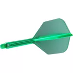 Letky a násadky na šipky v jednom Target K-Flex zelené, No6 letky a střední násadky