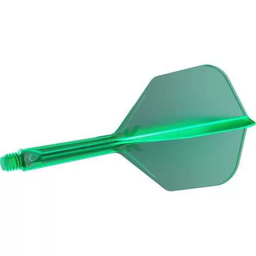 Letky a násadky na šipky v jednom Target K-Flex zelené, No6 letky a střední násadky