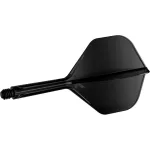 Target K-Flex černé, No2 letky a střední násadky na šipky