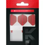 Target K-Flex červené, No2 letky a krátké násadky na šipky