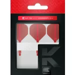 Target K-Flex červené, No2 letky a střední násadky na šipky