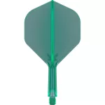 Target K-Flex zelené, No2 letky a krátké násadky na šipky