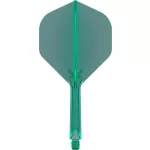 Target K-Flex zelené, No2 letky a střední násadky na šipky