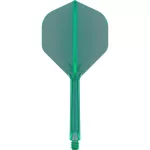 Target K-Flex zelené, No2 letky a dlouhé násadky na šipky