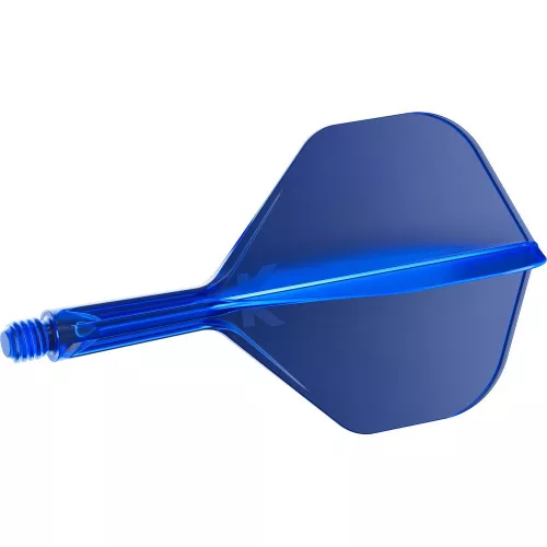 Target K-Flex modré, No2 letky a krátké násadky na šipky