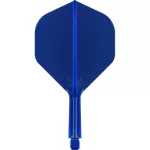Target K-Flex modré, No2 letky a krátké násadky na šipky