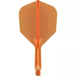 Target K-Flex Neon oranžové, No6 letky a krátké násadky