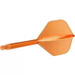 Target K-Flex Neon oranžové, No2 letky a dlouhé násadky