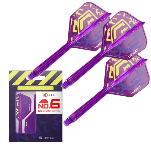 Target K-Flex Luke Littler World Champion, No6 letky a dlouhé násadky