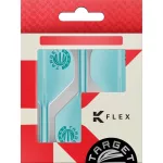 Target Japan K-Flex Aquamarine modré integrované No2 letky a krátké násadky
