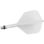 Target K-Shift bílé integrované No6 otočné letky a krátké násadky