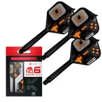 Target K-Flex Game Over integrované No6 letky a dlouhé násadky na šipky