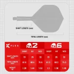 Target K-Flex Game Over integrované No2 letky a střední násadky na šipky