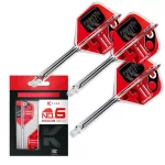 Target K-Flex Press Start integrované No6 letky a dlouhé násadky na šipky