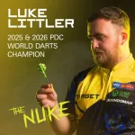 Target K-Flex Luke Littler Fallout No6 letky a krátké násadky na šipky