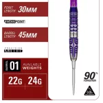 Šipky steel Target Japan Kasumi Sato Endeavour G3 24g SP 90% wolfram