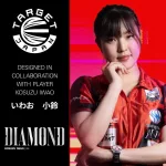 Šipky steel Target Japan Kosuzu Iwao Diamond G4 22g SP 90% wolfram
