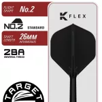 Šipky steel Target Japan Black Marque Creed 23g SP 90% wolfram