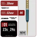 Šipky steel Target Japan Prime Series Zenith G2.5 23g SP 90% wolfram