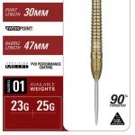 Šipky steel Target Japan Harith Lim Hot Shot G3 25g SP 90% wolfram