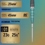 Šipky steel TARGET JAPAN Miracle x Rising Sun Champions Limited Edition 23g SP 95% wolfram