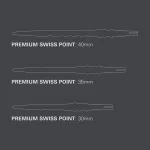 Hroty na šipky Target Japan Premium Swiss Point černé 40mm 3ks