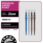 Hroty Target Japan Premium Swiss Point modré 35mm na šipky