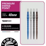 Hroty Target Japan Premium Swiss Point modré 40mm na šipky