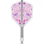 Target Japan K-Flex Cathy Leung průhledné růžové integrované No6 letky a krátké násadky