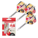 Target Japan K-Flex integrované letky No6 a střední násadky na šipky