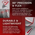 Target Japan K-Flex integrované letky No6 a střední násadky na šipky