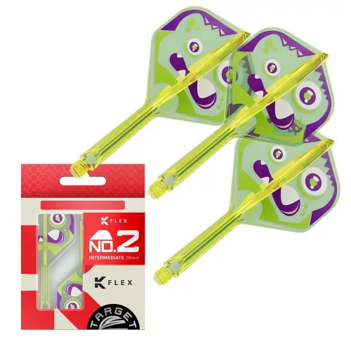 Target Japan K-Flex Motomu Sakai XENO integrované letky No2 a střední násadky na šipky