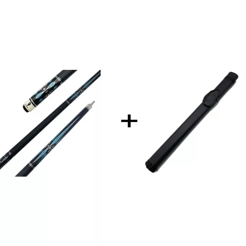 Pool kulečníkové tágo CueSir Carbon Nr. 2 dvoudílné + pouzdro zdarma (akce)