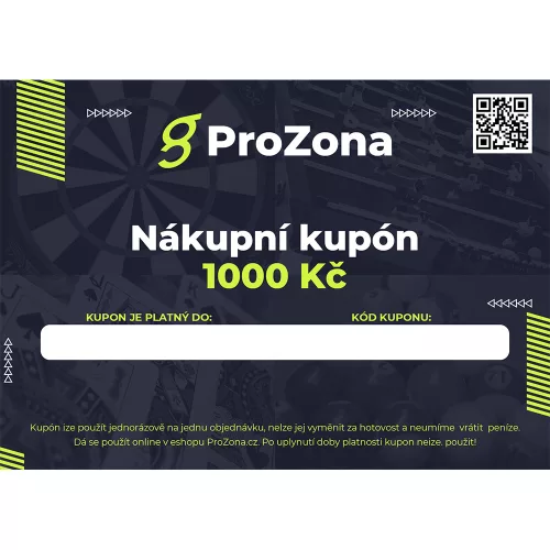 Nákupní kupon v hodnotě 1000 Kč