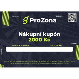 Nákupní kupon v hodnotě 2000 Kč