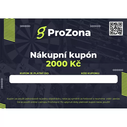 Nákupní kupon v hodnotě 2000 Kč