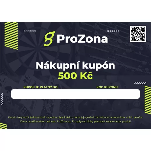 Nákupní kupon v hodnotě 500 Kč