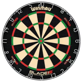 Sisalový terč Winmau BLADE 6 DUAL CORE, turnajová kvalita