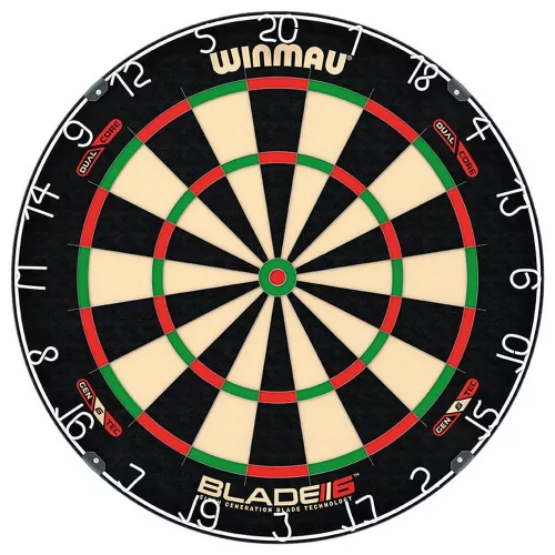 Sisalový terč Winmau BLADE 6 DUAL CORE, turnajová kvalita