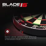 Sisalový terč Winmau BLADE 6 DUAL CORE, turnajová kvalita