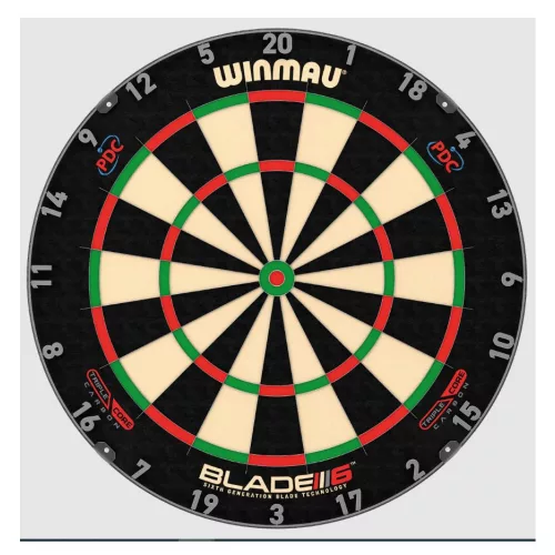 Sisalový terč Winmau BLADE 6 TRIPLE CORE, turnajová kvalita