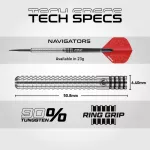 Kompletní šipkařský set s terčem Winmau Blade 360, surroundem, 2 sety šipek, startovací čarou a výst