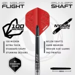Kompletní šipkařský set s terčem Winmau Blade 360, surroundem, 2 sety šipek, startovací čarou a výst