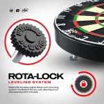 Kompletní šipkařský set s terčem Winmau Blade 6, šedým surroundem, 2 sety šipek, startovací čára a v