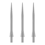Hroty na steel šipky Winmau Velocity stříbrné, 32mm - 3ks