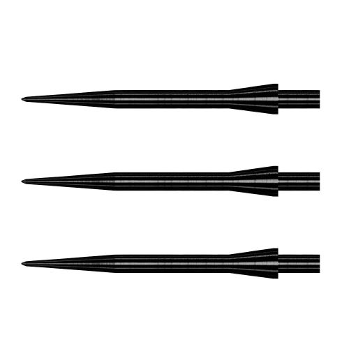 Hroty na steel šipky Winmau Velocity černé, 32mm - 3ks