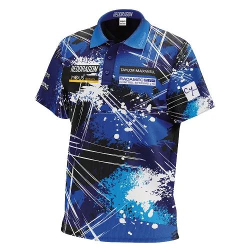 Turnajový dres Red Dragon Luke Humphries World Champion Tour Polo, velikost XXL