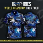 Turnajový dres Red Dragon Luke Humphries World Champion Tour Polo, velikost XXL